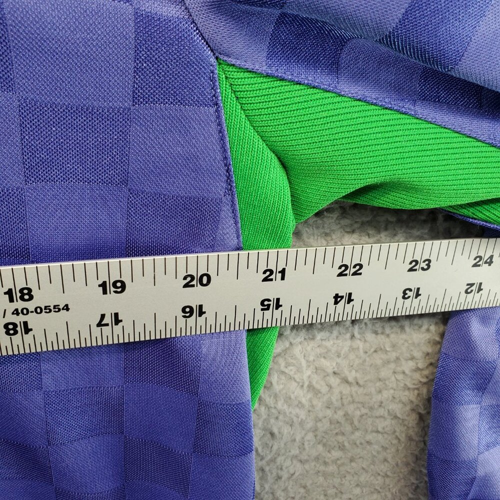 Sergio Tacchini ST x Nast Futbol Soccer Jersey Long Sleeve Purple Green Medium M - Picture 6 of 9